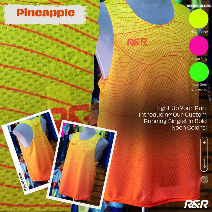 Custom Made Running Singlet R R Sports Apparel